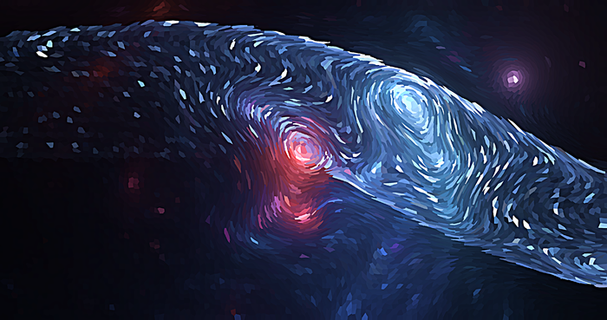 梵高星空质感的太空宇宙底纹背景