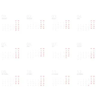 日历 2022 年 PNG免抠