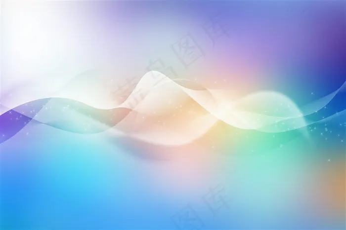 幻彩动感曲线背景高清图片