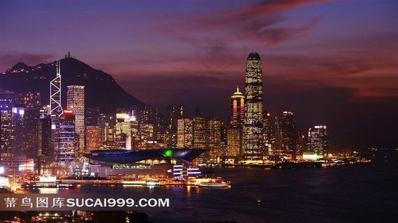 星光璀璨的城市迷人风景摄影