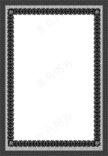 时尚黑边相框图片