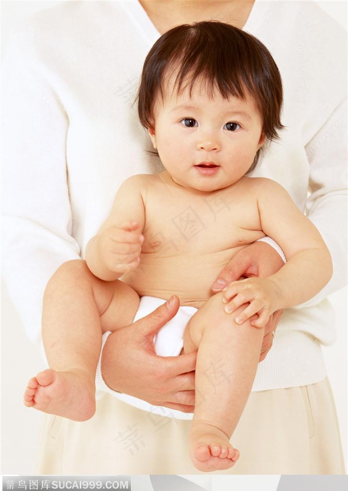 婴儿幼儿-抱着的婴儿
