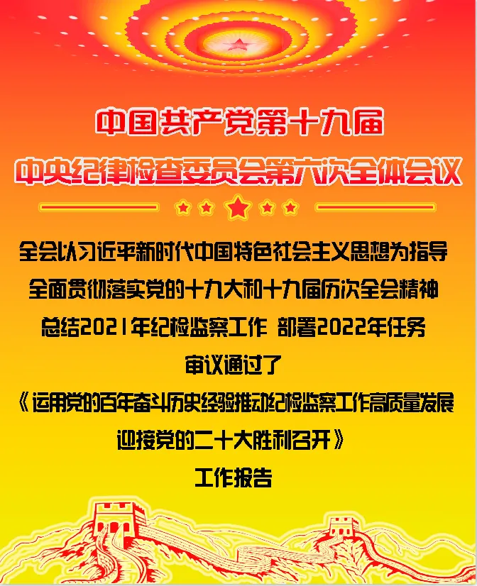 纪委六次会议psd模版下载