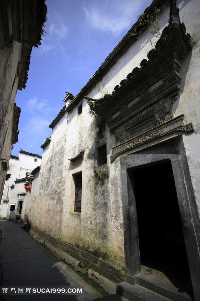 安徽黄山西递古镇巷子