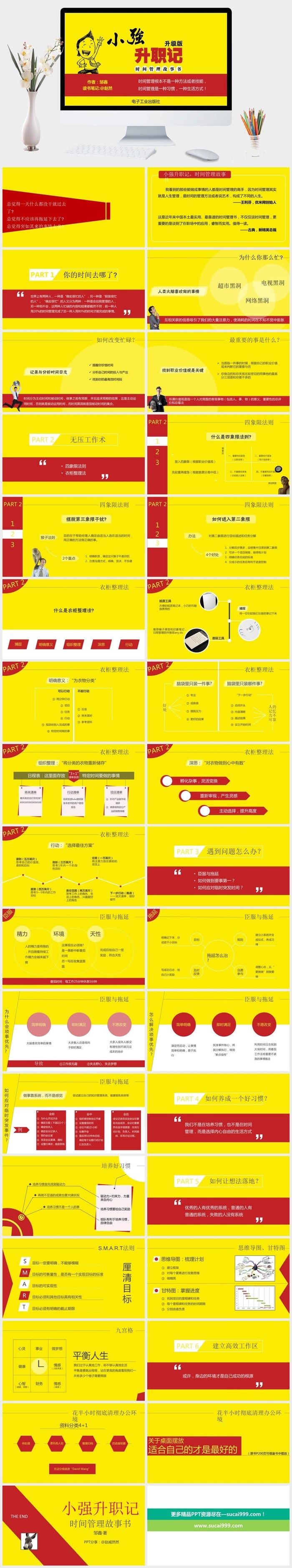 《小强升职记》读书笔记PPT