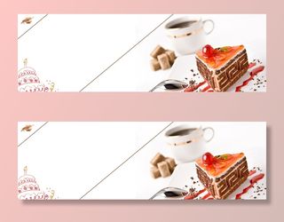 电商广告白色咖啡杯零食背景