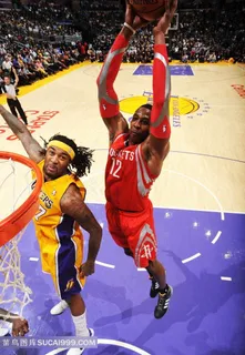 跳起双手暴扣的霍华德