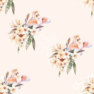 花卉唯美手绘花朵面料纹理手机壳布料面料印花服装矢量图案素材