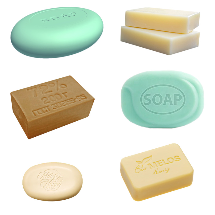 免抠五颜六色香皂图片