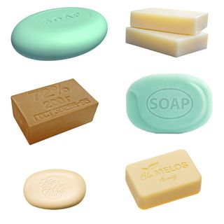 免抠五颜六色香皂图片