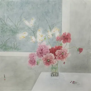 静物花卉工笔画