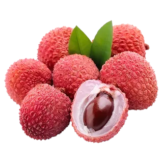 66荔枝 (2)水果超市商品白底图免抠实物摄影png格式图片透明底