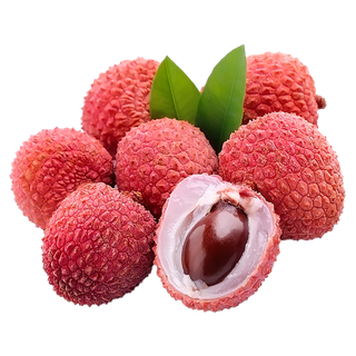 66荔枝 (2)水果超市商品白底图免抠实物摄影png格式图片透明底