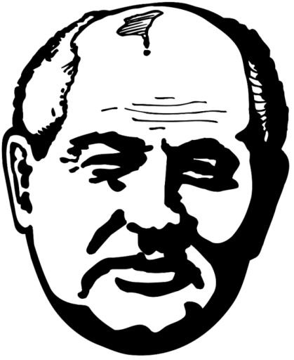 米哈伊尔·戈尔巴乔夫 PNG免抠(574x700)