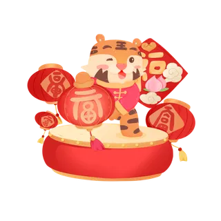 2022虎年新年春节老虎