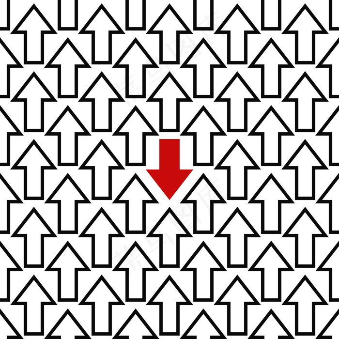 黑白箭头图案背景图片
