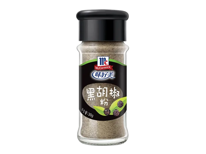 味好美 黑胡椒粉超市商品白底图免抠实物摄影png格式图片透明底