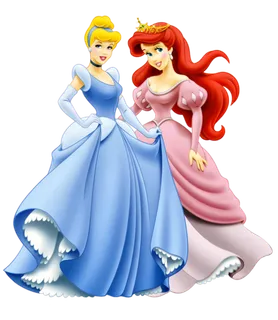 卡通人物迪士尼公主系列免抠贴图白雪公主睡美人灰姑娘PNG素材