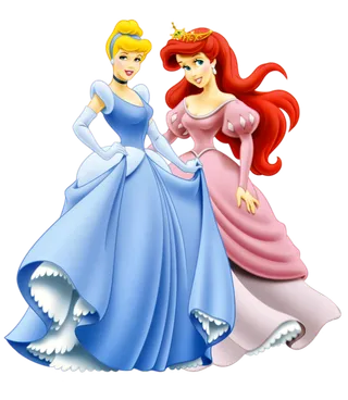 卡通人物迪士尼公主系列免抠贴图白雪公主睡美人灰姑娘PNG素材