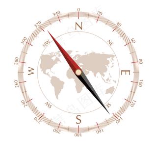 免扣素材指南针