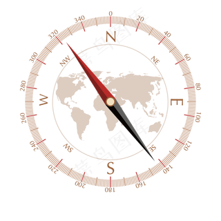 免扣素材指南针