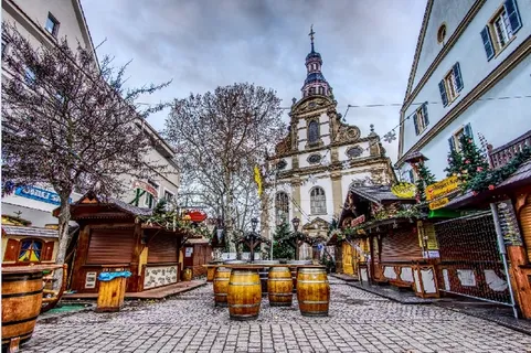 圣诞节冬天背景风景