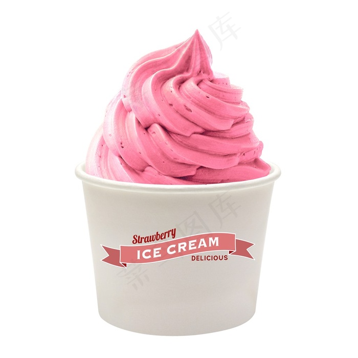 盒装红色冰淇淋