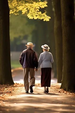 落日老人意境背景