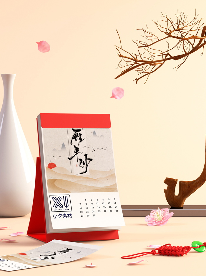 中国风国潮新春春节包装样机模板