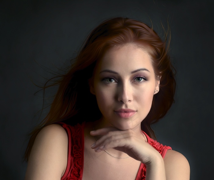 清新唯美可爱的女孩摄影图片