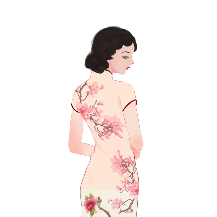 传统旗袍美女 (4)