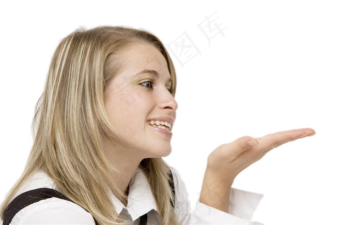 各种手势的人们