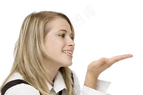 各种手势的人们