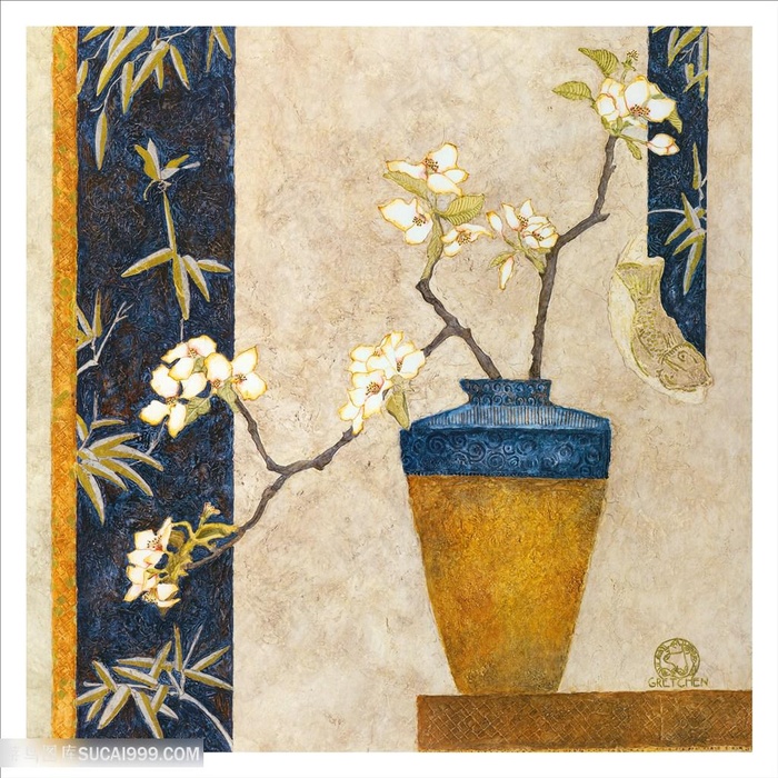 欧式花朵装饰画