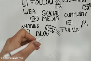 网络商务手绘图标高清图