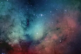 绚丽梦幻星空夜空景色高清图片