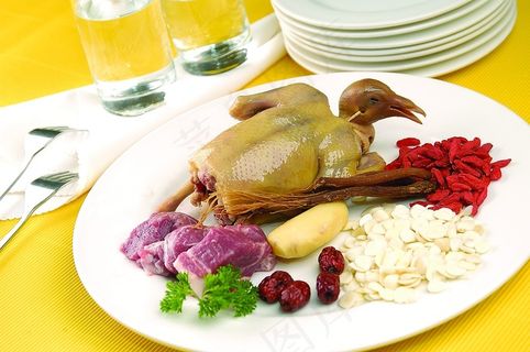 0463南北杏川贝炖鹧鸪