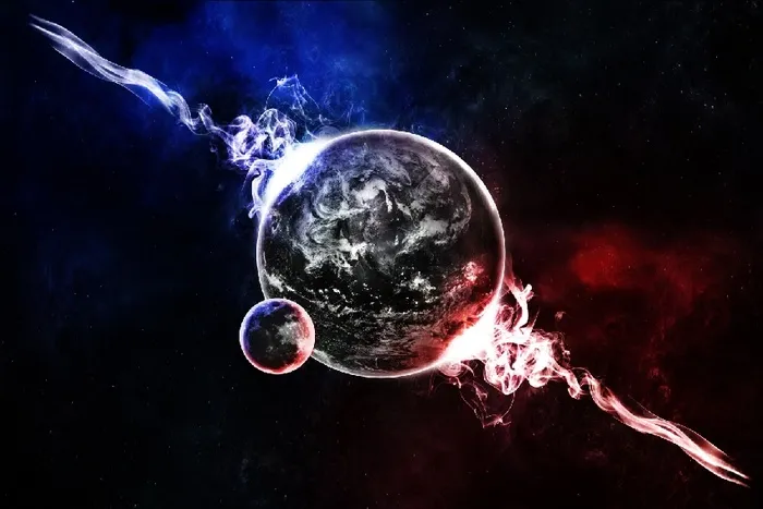 元宇宙世界风景背景墙
