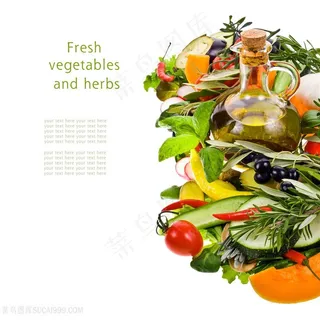 新鲜的蔬菜创意高清图片