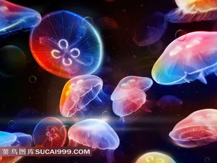 五光十色的水母 五光十色的水母