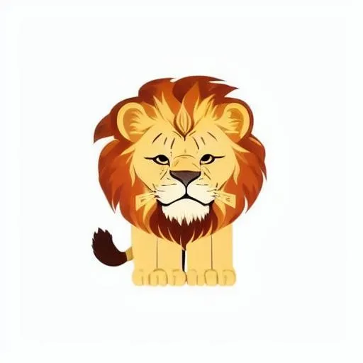 狮子动物免抠元素(2048x2048)