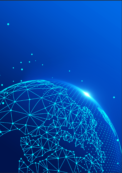 蓝色科技背景psd模版下载