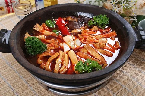 石锅牛肚美食素材 石锅牛肚美食素材