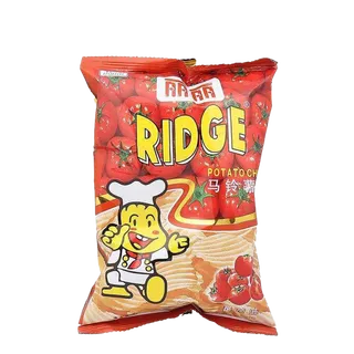 丽丽薯片番茄味小吃超市商品白底图免抠实物摄影png格式图片透明底