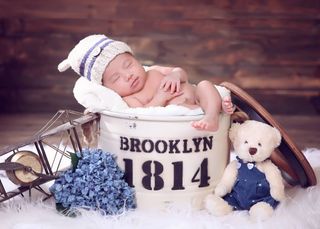 儿童照相拼接背景