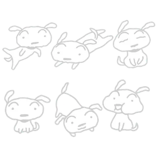 蜡笔小新可爱人物免扣素材