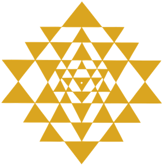 橘色三角形拼图