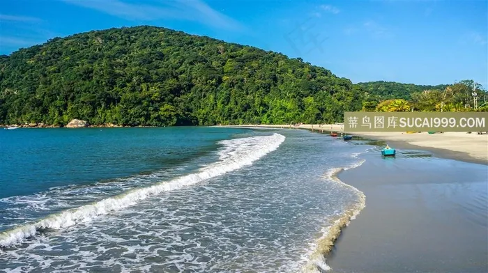蓝色海滩度假