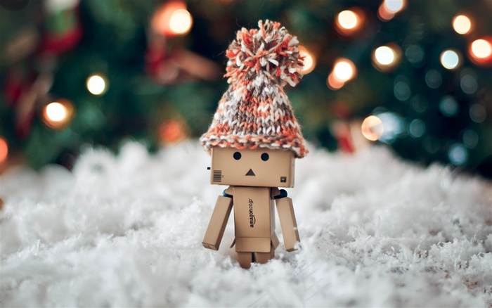 亚马逊纸盒人桌面壁纸高清素材图片