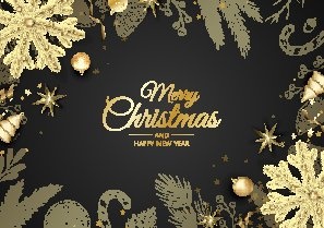 圣诞节圣诞树圣诞老人闪亮装饰电商促销折扣海报